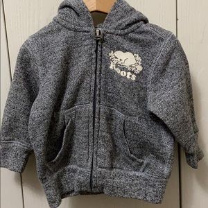 Roots Grey Marled Hoodie